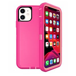 Heavy Duty Case for iPhone 12 / 12 Pro (HOT PINK) (Only Ground Shipping)