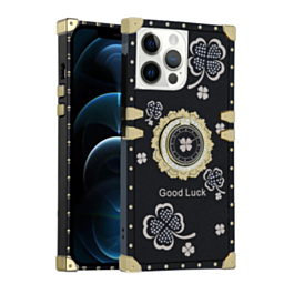 Acrylic Mirror Shiny Scratchproof Luxury Case - BLACK for iPhone 12 / 12 Pro (Only Ground Shipping)