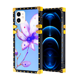 Square Case with BLUE Light Design - 2 for iPhone 12 / 12 Pro (Only Ground Shipping)