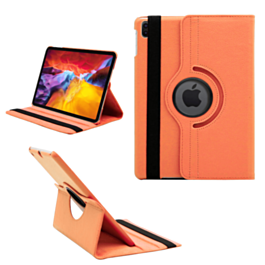 360 Degree Rotating Swivel Stand Case - ORANGE for iPad Air 13 2024 / Pro 12.9 (3rd / 4th / 5th / 6th) (Only Ground Shipping)