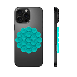 Silicone Suction Cup Phone Holder - TEAL (Only Ground Shipping)