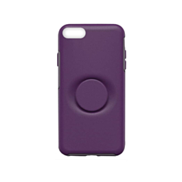 Dual Layer Heavy Duty Case with Pop Up Holder - MAROON for iPhone 8P / 7P / 6SP / 6P (Only Ground Shipping)