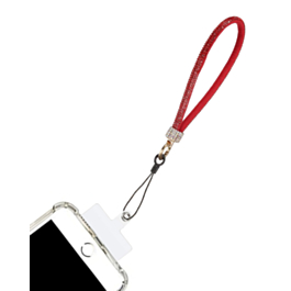 Diamond Bracelet Phone Lanyard Wristbands (0.4ft) - RED (Only Ground Shipping)