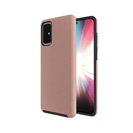 Galaxy S20 Plus Shock Absorption Protective Dual Layer Case - ROSE GOLD (Only Ground Shipping)