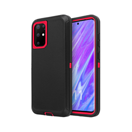 Heavy Duty Case for Galaxy S20 (BLACK & RED) (Only Ground Shipping)