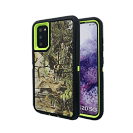 Heavy Duty Case for Galaxy S20 Ultra (CAMO GREEN) (Only Ground Shipping)