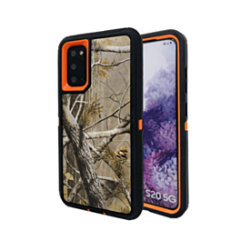 Galaxy S20 Ultra Heavy Duty Case - CAMO ORANGE (Only Ground Shipping)
