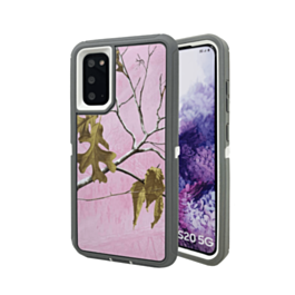 Heavy Duty Case for Galaxy S20 Plus (CAMO PINK) (Only Ground Shipping)