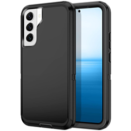 Heavy Duty Case for Galaxy S22 (BLACK) (Only Ground Shipping)