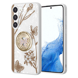 Galaxy S23 Plus Luxury Shiny Cases - WHITE (Only Ground Shipping)