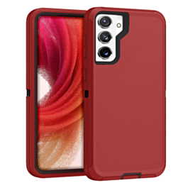 Heavy Duty Case for Galaxy S23 (RED & BLACK) (Only Ground Shipping)