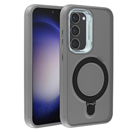 Support Heavy Duty Case with Wireless Charging Kickstand - GRAY for Galaxy S23 (Only Ground Shipping)