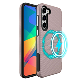 Galaxy S23 Plus Wireless Charger Dual Layer Case - ROSE GOLD (Only Ground Shipping)