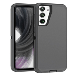 Heavy Duty Case for Galaxy S23 FE (DARK GRAY & BLACK) (Only Ground Shipping)