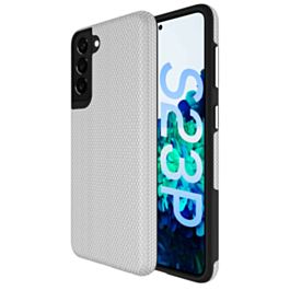 Galaxy S23 Plus Shock Absorption Protective Dual Layer Case - SILVER (Only Ground Shipping)
