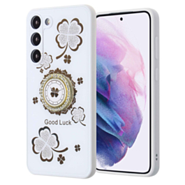 Galaxy S23 Plus Luxury Diamond Shiny Cases - WHITE (Only Ground Shipping)