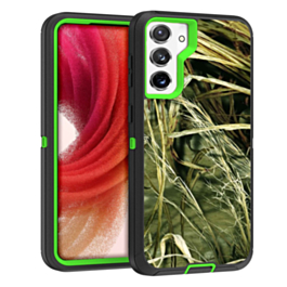Heavy Duty Case for Galaxy S23 Plus (CAMO GREEN) (Only Ground Shipping)