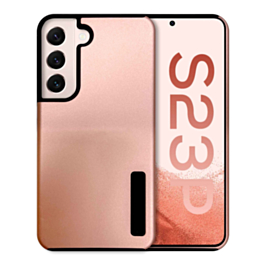 Galaxy S23 Plus Dual Layer Protection Case - ROSE GOLD (Only Ground Shipping)