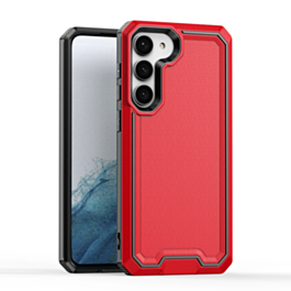 Slim Non-Slip Transparent Matte Case - RED for Galaxy S23 Plus (Only Ground Shipping)