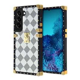 Square Luxury Case - Style 3 for Galaxy S23 (Only Ground Shipping)