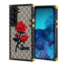 Square Luxury Case - Style 4 for Galaxy S23 (Only Ground Shipping)