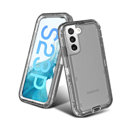 Galaxy S23 Plus Transparent Shockproof Case - GRAY (Only Ground Shipping)