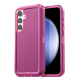 Heavy Duty Case for Galaxy S24 FE (HOT PINK) (Only Ground Shipping)