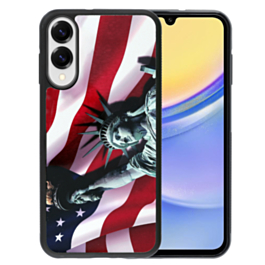 Printing Aluminum Plate Case Statue of Liberty - Style 2 for Galaxy S25E (Only Ground Shipping)