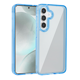 Hybrid Case with Air Cushion Technology for Galaxy S25 Plus / S24 Plus - BLUE (Only Ground Shipping)