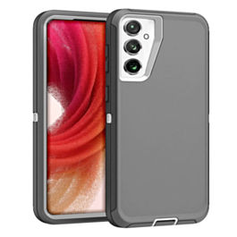 Heavy Duty Case for Galaxy S25 Plus / S24 Plus (DARK GRAY & WHITE) (Only Ground Shipping)