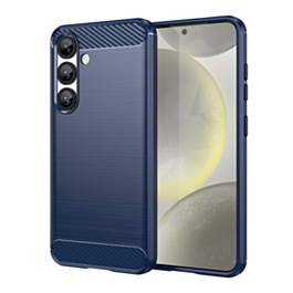 Flexible TPU Rubber Case - BLUE for Galaxy S25 Plus (Only Ground Shipping)