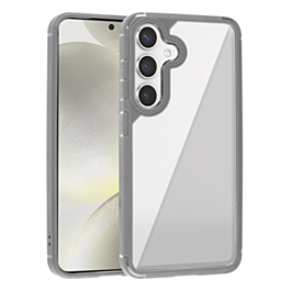 Luxury Shockproof Clear Case - GRAY for Galaxy S25 Plus (Only Ground Shipping)