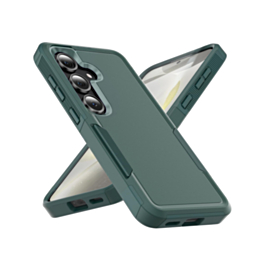 Dual Layers Shockproof Strong Case w/Ring (DARK GREEN) for Galaxy S26 (Only Ground Shipping)