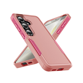 Dual Layers Shockproof Strong Case w/Ring (PINK) for Galaxy S26 (Only Ground Shipping)