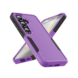 Dual Layers Shockproof Strong Case w/Ring (PURPLE) for Galaxy S26 (Only Ground Shipping)