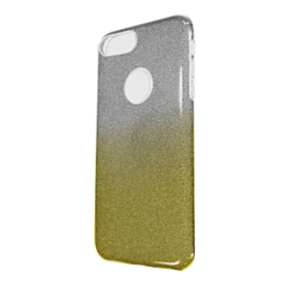 Shiny Mix Color TPU Case - YELLOW for iPhone 8P / 7P (Only Ground Shipping)