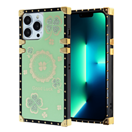 Lucky Flowers Design Case - B7 for iPhone 13 Pro (Only Ground Shipping)