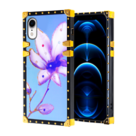 Square Case with BLUE Light Design - 2 for iPhone XR (Only Ground Shipping)