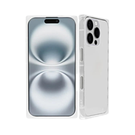 Square Clear Case - CLEAR for iPhone 16 Pro Max (Only Ground Shipping)