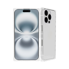 Square Clear Case - CLEAR for iPhone 16 Pro (Only Ground Shipping)