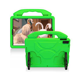 Hand - Held Stand Kids Case - GREEN for iPad 5 (2017) / iPad 6 (2018) / Air 1 / Air 2 / Pro 9.7 (Only Ground Shipping)
