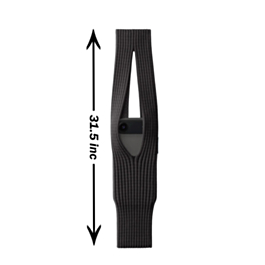 Long Soft Stretch Knit Phone Sleeve - BLACK (Only Ground Shipping)