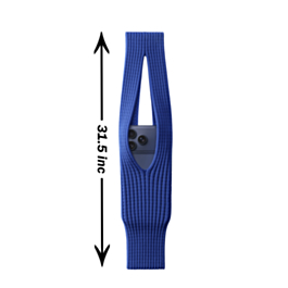 Long Soft Stretch Knit Phone Sleeve - BLUE (Only Ground Shipping)