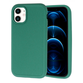 Dual Layer Serrated Case - DARK GREEN for iPhone XR (Only Ground Shipping)