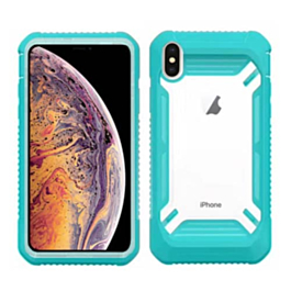 Shockproof New Design Case - TEAL for iPhone XR (Only Ground Shipping)