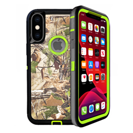 Heavy Duty Case for iPhone XS Max (CAMO GREEN) (Only Ground Shipping)