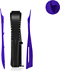 Faceplate Cover (PURPLE) (2 Piece Set) for PlayStation 5 Disc Edition (NO LOGO) (Only Ground Shipping)