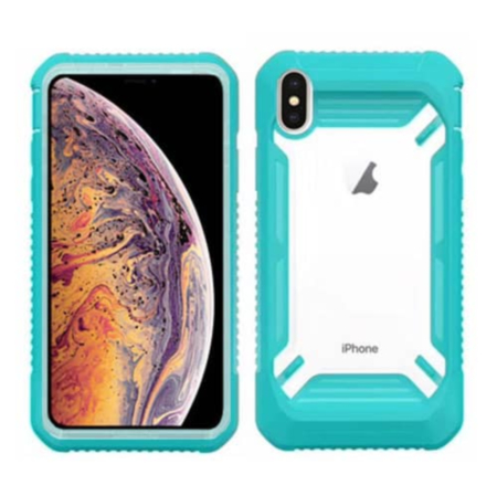 Shockproof New Design Case - TEAL for iPhone XR (Only Ground Shipping)