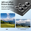 Camera Lens Protector with Metal Ring for Galaxy S23 Ultra (Black)