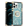 Acrylic Mirror Shiny Scratchproof Luxury Case - TEAL for iPhone 12 Pro Max (Only Ground Shipping)